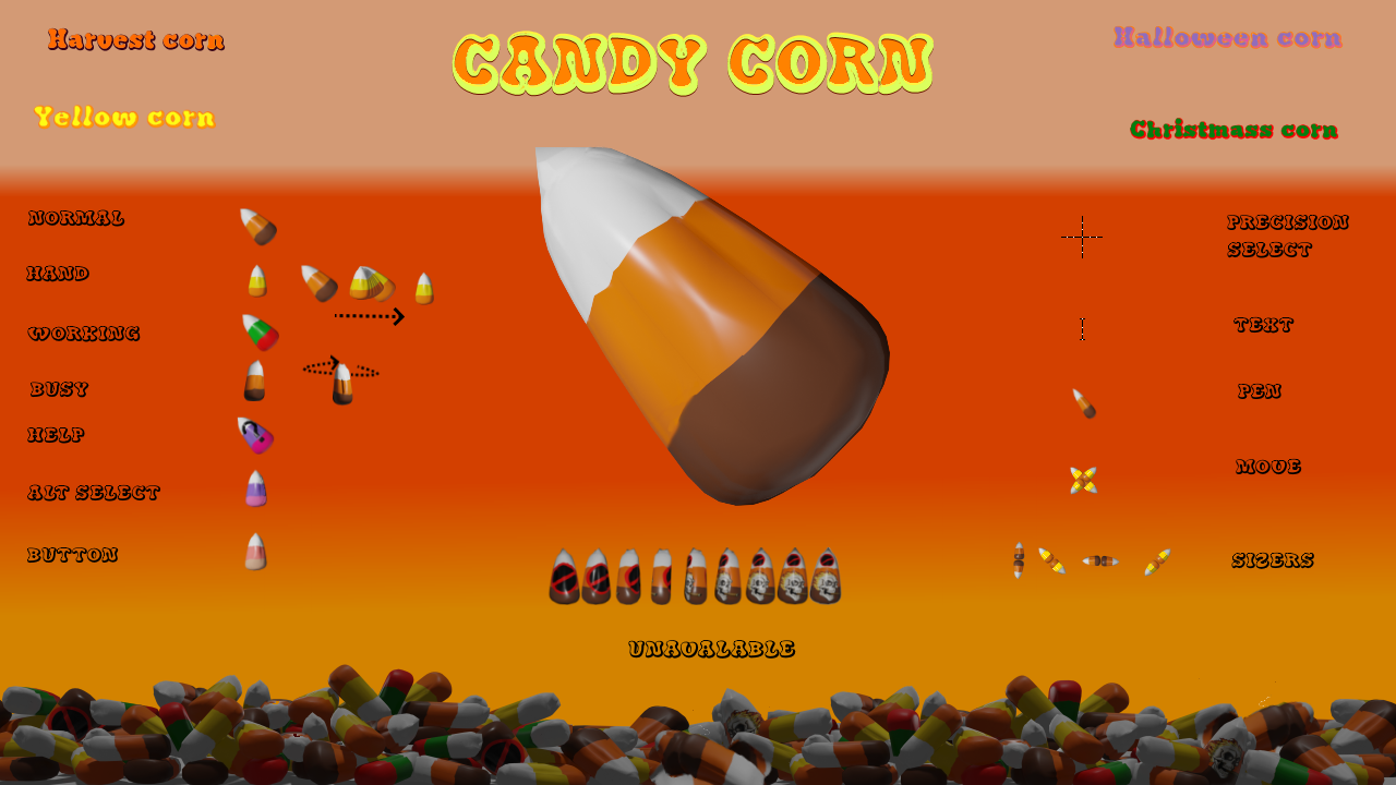 Candy Corn theme by BONEHEADdb