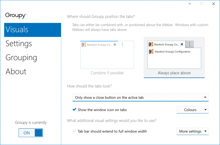 Getting Started with Groupy - Stardock Software - Official Wiki