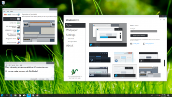 Exciting skins are available at WinCustomize.com.