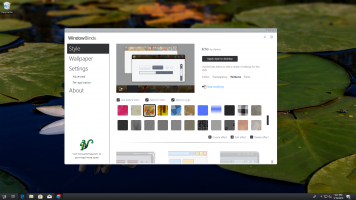 Personalize any style by applying textures.