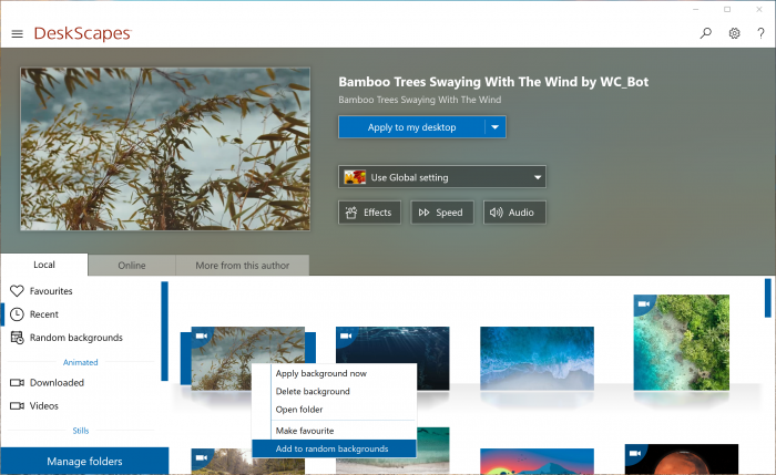 DeskScapes: Using Random Wallpapers on Your Desktop - Stardock Software ...